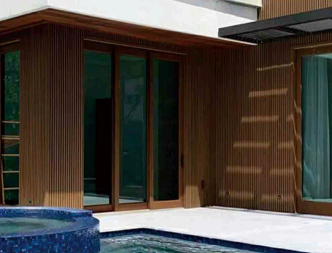 Remodelação exterior WPC Wall